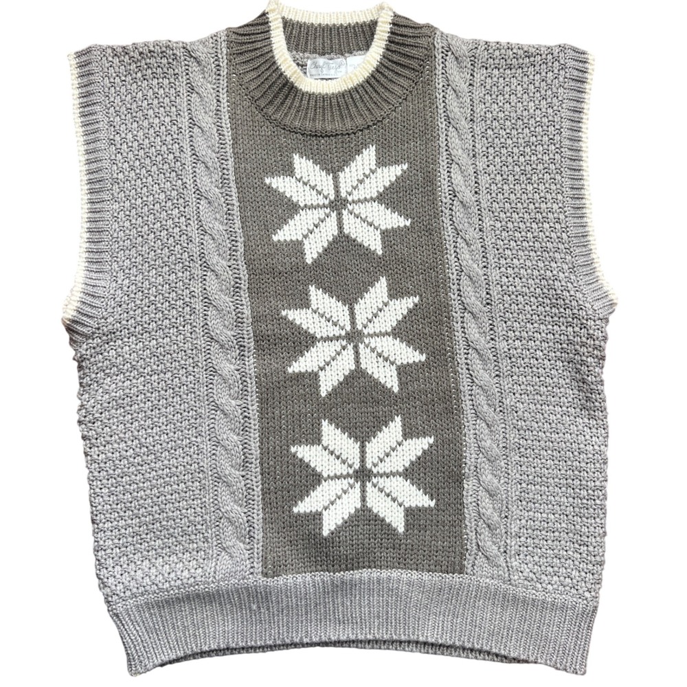 Winter Sweater Vest Size L